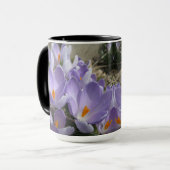 Tasse Black n Blue Blume (Vorderseite Links)