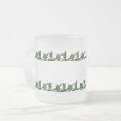 Tasse - Blätter aus grünem Eisen (Vorderseite Links)