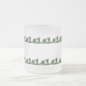 Tasse - Blätter aus grünem Eisen (Mittel)