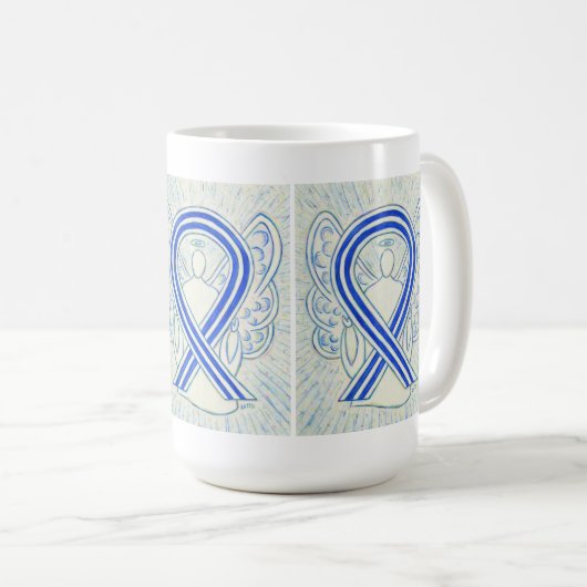 Tasse "Blau und Weiß" (VorderseiteRechts)