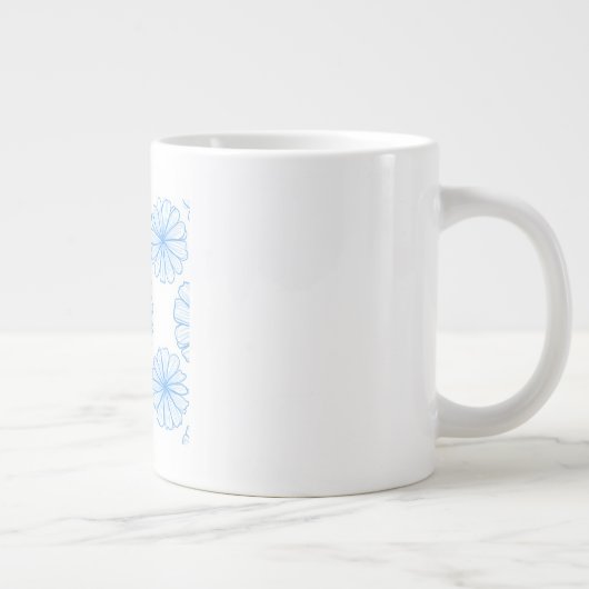 Tasse blaue Blume (Rechts)