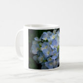 Tasse-Blaue Hydrangea-Blumen Kaffeetasse (Vorderseite Links)