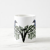 Tasse - Blaue Jay in Zweigstellen (Mittel)