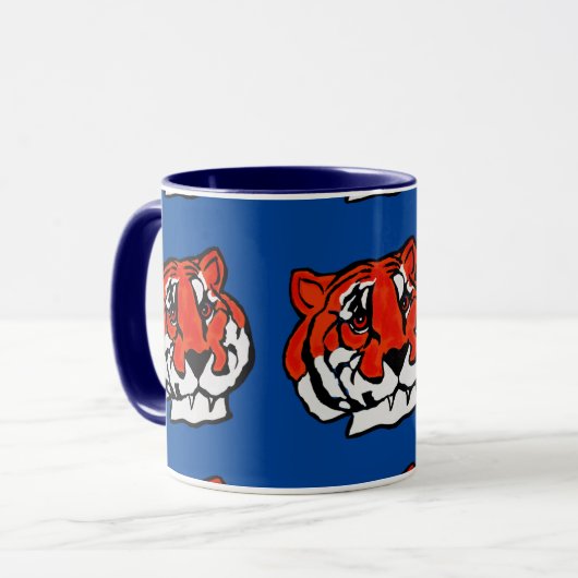 TASSE BLAUE KAFFEE (Vorderseite Links)