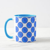 Tasse - Blaue Punkte (Links)