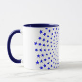 Tasse - Blaue Sternwirbel (Links)