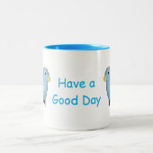 Tasse - Blaue Vögel haben einen guten Tag (Mittel)
