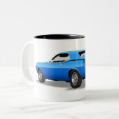 Tasse blauen Plymouths 'Cuda (Vorderseite Links)