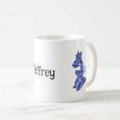 Tasse - Blauer Drache mit Namen (VorderseiteRechts)
