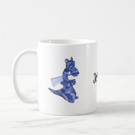 Tasse - Blauer Drache mit Namen