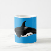 Tasse Blauer Orca/Killer (Mittel)