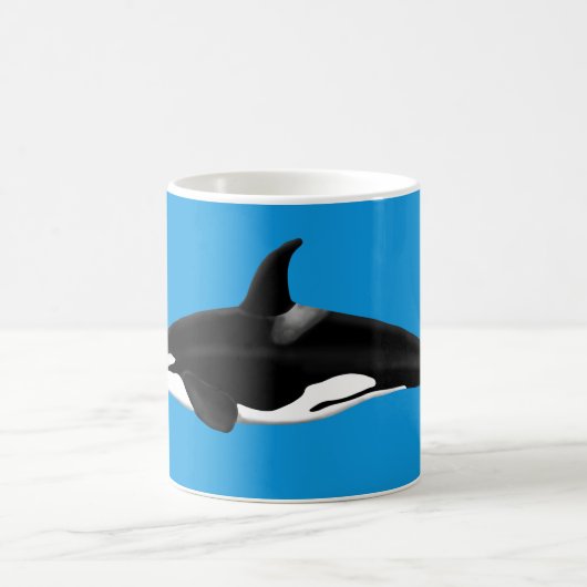 Tasse Blauer Orca/Killer (Mittel)