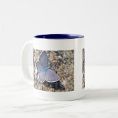 Tasse blauer Schmetterling (Vorderseite Links)
