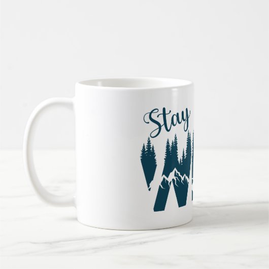 Tasse "bleibe Wild Nature" (Links)