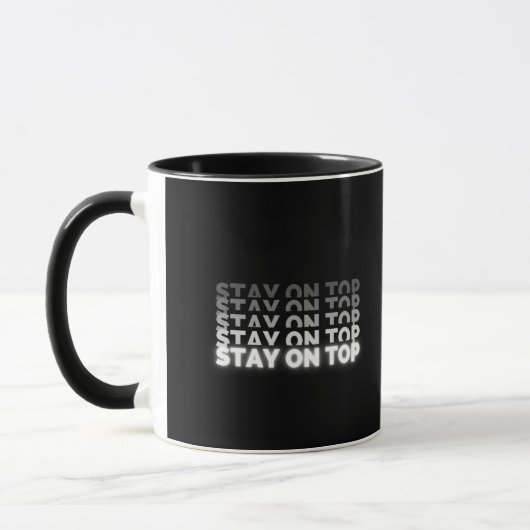 Tasse bleibt oben (Links)