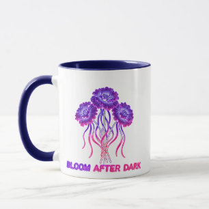 Tasse 'Bloom After Dark Neon Flower'