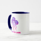 Tasse 'Bloom After Dark Neon Flower' (Vorderseite Links)
