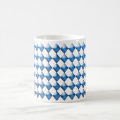 Tasse - Blue 3d Diamonds (Mittel)