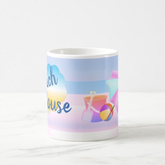 Tasse Blue and Pink Beach House (Mittel)