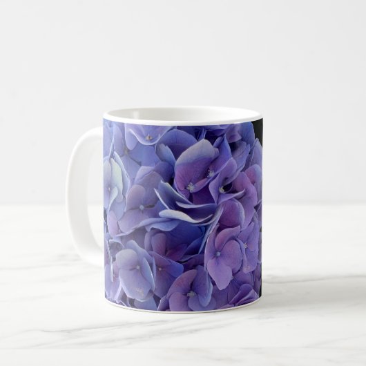 Tasse Blue Hydrangea (Vorderseite Links)