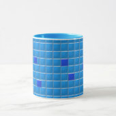 Tasse - Blue Square Mosaic (v.2) (Zentrum)