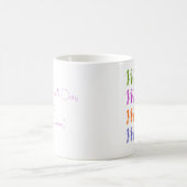 Tasse Blühen-Herzen Mutter Tages (Mittel)