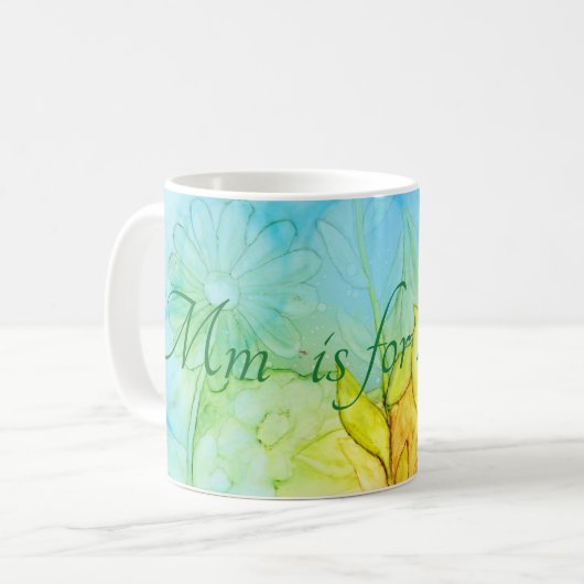 Tasse "Blume Ink 3" (Vorderseite Links)