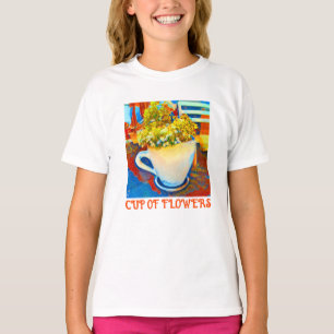 Tasse Blume Kaffeemaschine Tasse T-Shirt