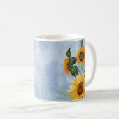 Tasse Blumen Sonnenblume (VorderseiteRechts)