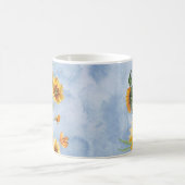 Tasse Blumen Sonnenblume (Mittel)