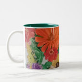 Tasse - Blumen, zum Ihrer Morgen zu erhellen (Links)