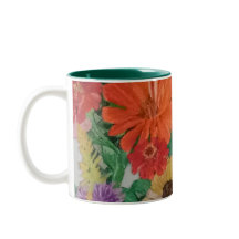 Tasse - Blumen, zum Ihrer Morgen zu erhellen