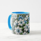 Tasse Blütenblumen (Vorderseite Links)