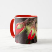 Tasse blutrot und dunkel (Vorderseite Links)