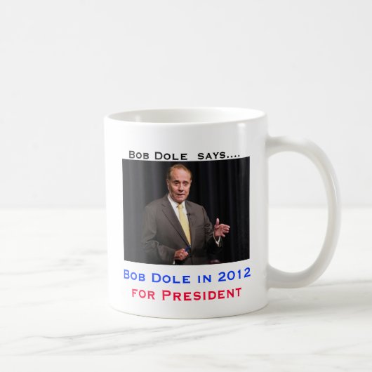 Tasse Bob Dole im Jahre 2012 (Rechts)