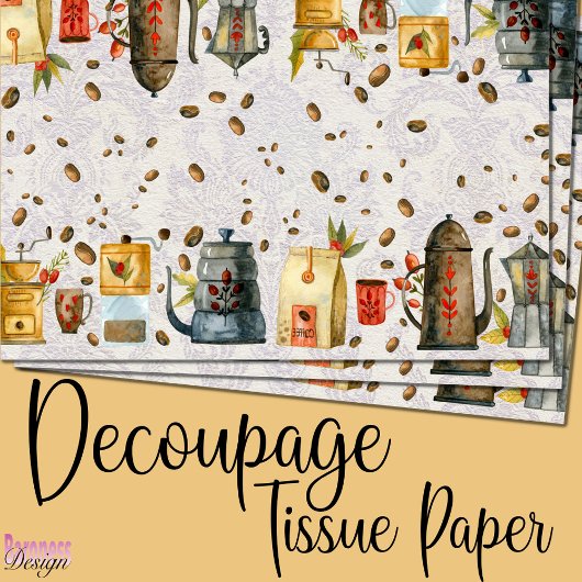 Tasse-Bohnen für Kaffeemaschine Seidenpapier