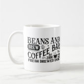 Tasse "Bohnen und Brew Coffee Bar" (Links)