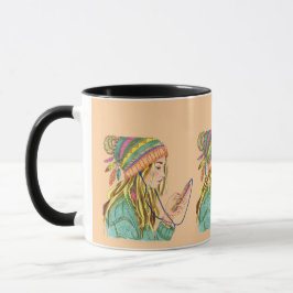 Tasse Boho Hat Girl