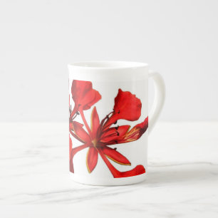 Tasse Bone China Royal Poinciana