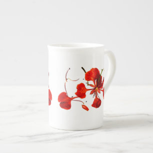 Tasse Bone China Royal Poinciana
