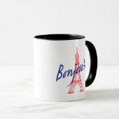Tasse Bonjour Paris ! (VorderseiteRechts)