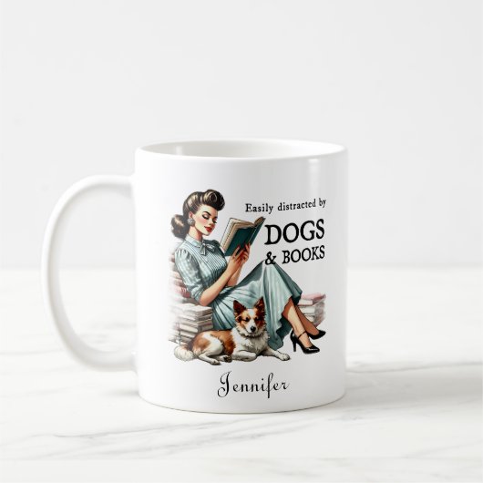 Tasse Book and Dog Lover (Links)