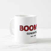 Tasse Boomer Generation (Vorderseite Links)