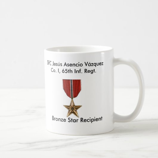 Tasse Borinqueneers - Bronzestern (Rechts)