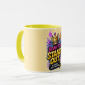 Tasse "Born to Stand Out" (Vorderseite Links)