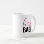 Tasse Boss Babe, Schwarz und Rosa (VorderseiteRechts)
