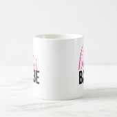 Tasse Boss Babe, Schwarz und Rosa (Mittel)