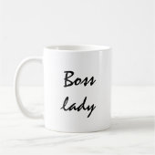 Tasse "Boss lady" für die verantwortliche Frau (Links)