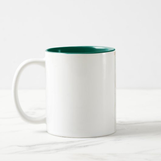 Tasse - botanischer Druck mit zwei Tönen (Links)