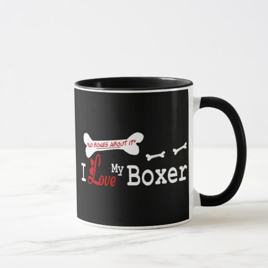 Tasse Boxer (I Liebe) (Rechts)